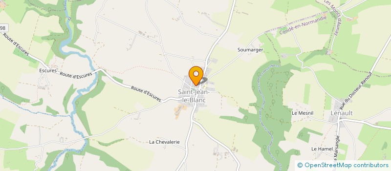 localisation de l'entreprise SCI LA MENUERIE  CAUVILLE