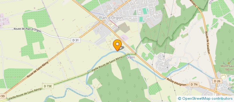 localisation de l'entreprise SCI LA MENUISIERE à PLAN-D'ORGON
