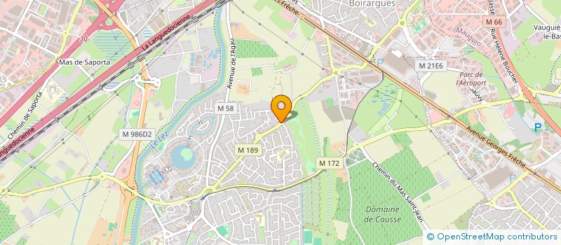 localisation de l'entreprise SCI LA MER à LATTES