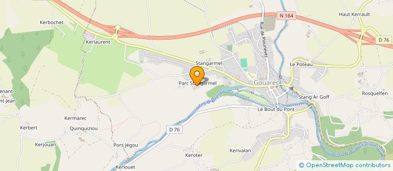 localisation de l'entreprise SCI LA MER  GOUAREC