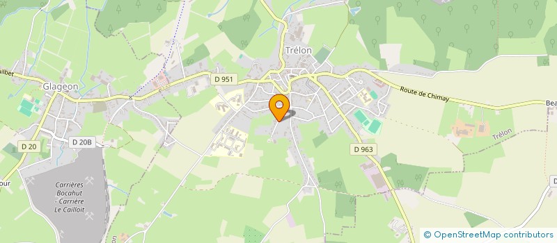 localisation de l'entreprise SCI LA MER  TRELON