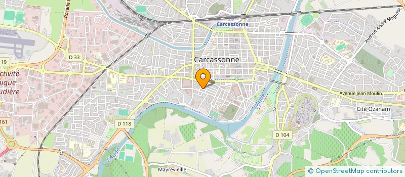 localisation de l'entreprise SCI LA MER à CARCASSONNE