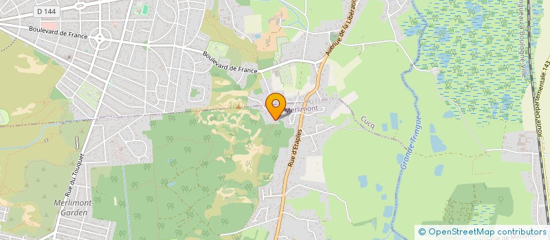 localisation de l'entreprise SCI LA MER  MERLIMONT