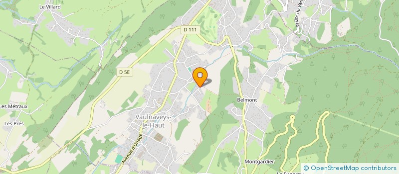 localisation de l'entreprise SCI LA MERAK  VAULNAVEYS-LE-HAUT