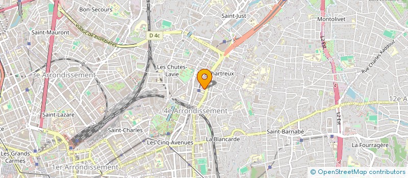 localisation de l'entreprise SCI LA MERIDIENNE à MARSEILLE