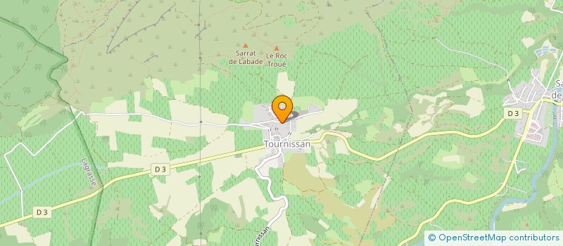 localisation de l'entreprise SCI LA MERIDIENNE  TOURNISSAN