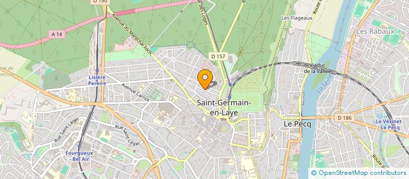 localisation de l'entreprise SCI LA MERIDIENNE LES VALLERGUES  SAINT-GERMAIN-EN-LAYE