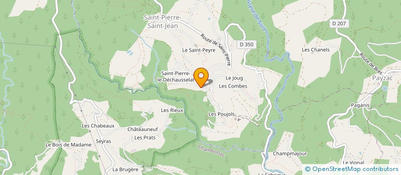 localisation de l'entreprise SCI LA MERIGUE  SAINT-PIERRE-SAINT-JEAN