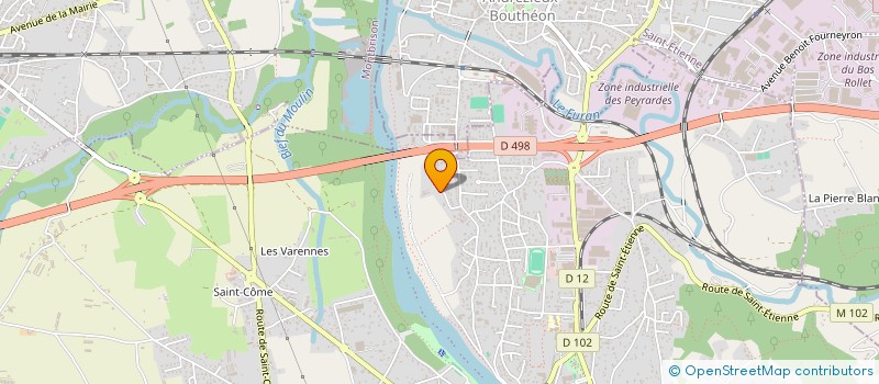 localisation de l'entreprise SCI LA MERLEE  SAINT-JUST-SAINT-RAMBERT