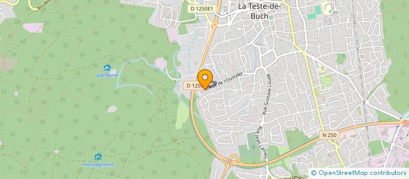 localisation de l'entreprise SCI LA MESANGE à LA TESTE-DE-BUCH