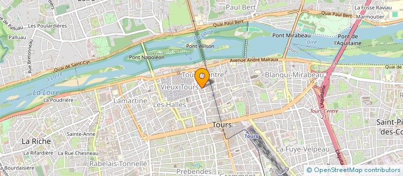 localisation de l'entreprise SCI LA MESANGE  TOURS
