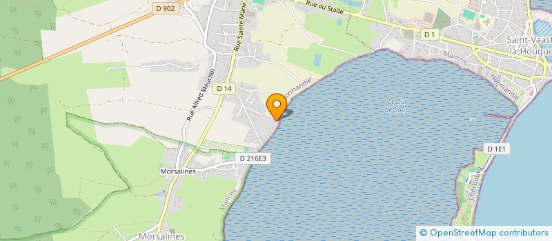 localisation de l'entreprise SCI LA MESLAIE  QUETTEHOU