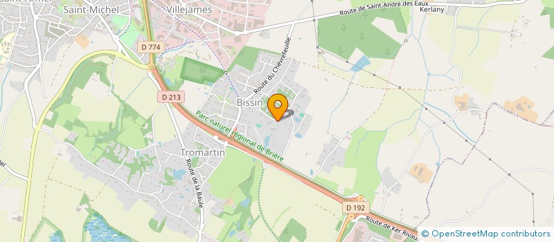 localisation de l'entreprise SCI LA MESLANDIERE  GUERANDE