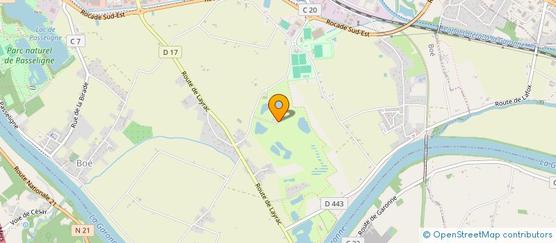 localisation de l'entreprise SCI LA METAIRIE  BOE