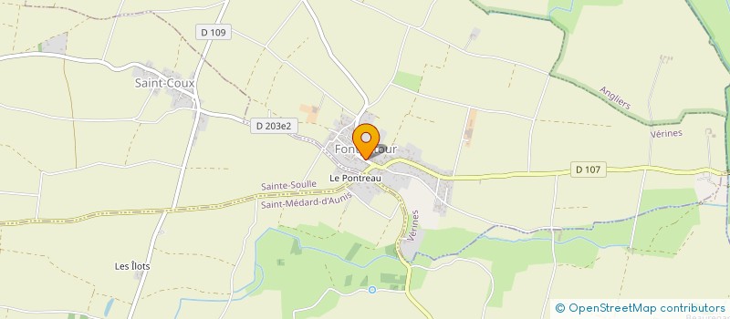 localisation de l'entreprise SCI LA METAIRIE  VERINES