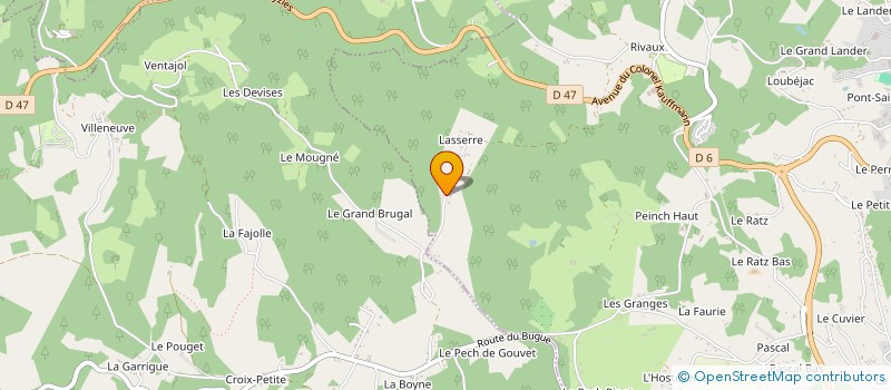 localisation de l'entreprise SCI LA METAIRIE HAUTE à SARLAT-LA-CANEDA
