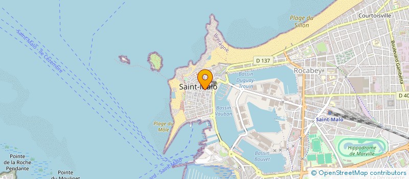 localisation de l'entreprise SCI LA METTERIE  SAINT-MALO