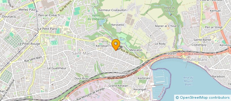 localisation de l'entreprise SCI LA MEUBLERAIE  BREST