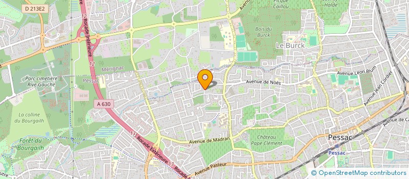 localisation de l'entreprise SCI LA MEULE LACANAU  PESSAC