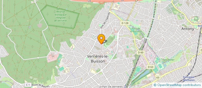 localisation de l'entreprise SCI LA MEULIERE à VERRIERES-LE-BUISSON