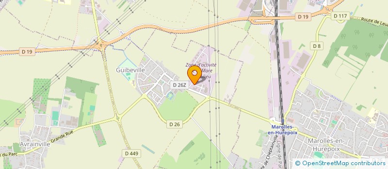 localisation de l'entreprise SCI LA MEUNIERE à GUIBEVILLE