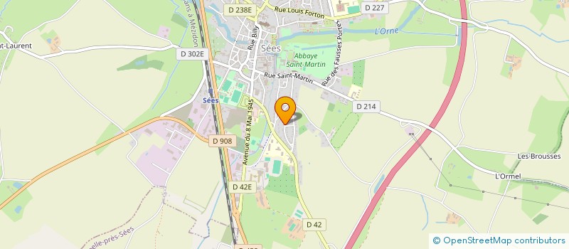 localisation de l'entreprise SCI LA MEUNIERE à SEES