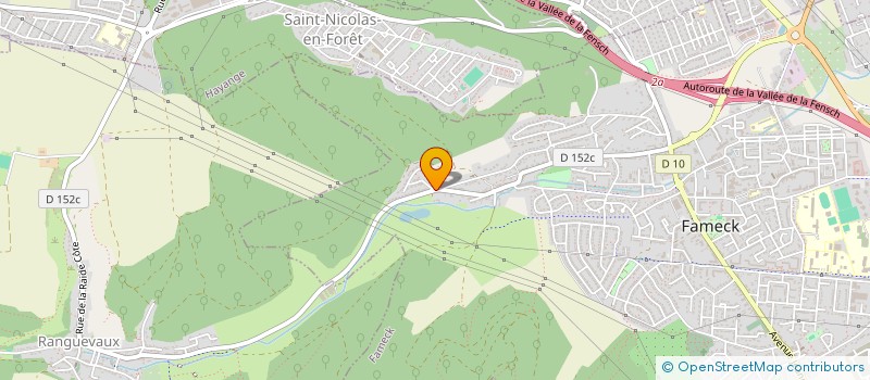 localisation de l'entreprise SCI LA MEUSE  FAMECK