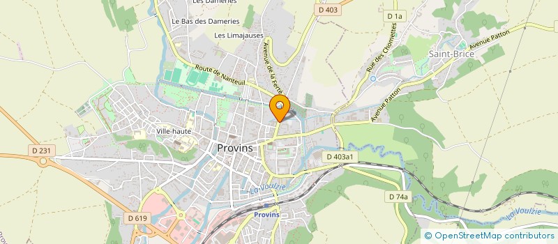 localisation de l'entreprise SCI LA MEUSIENNE DE PROVINS  PROVINS