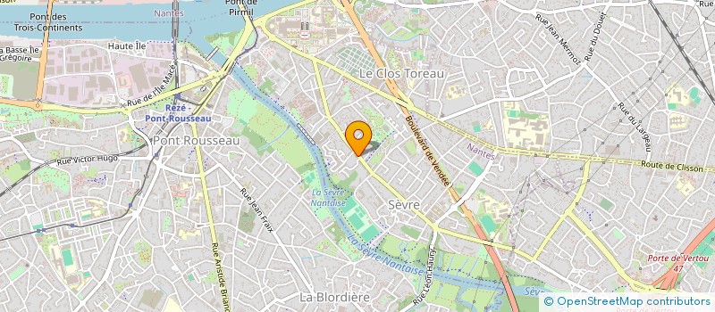 localisation de l'entreprise SCI LA MEZIERE  NANTES