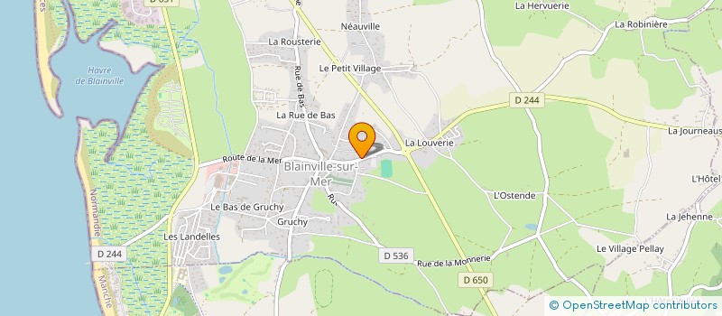 localisation de l'entreprise SCI LA MICHAUDIERE  BLAINVILLE-SUR-MER