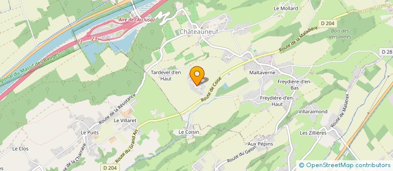 localisation de l'entreprise SCI LA MICHELINE  CHATEAUNEUF