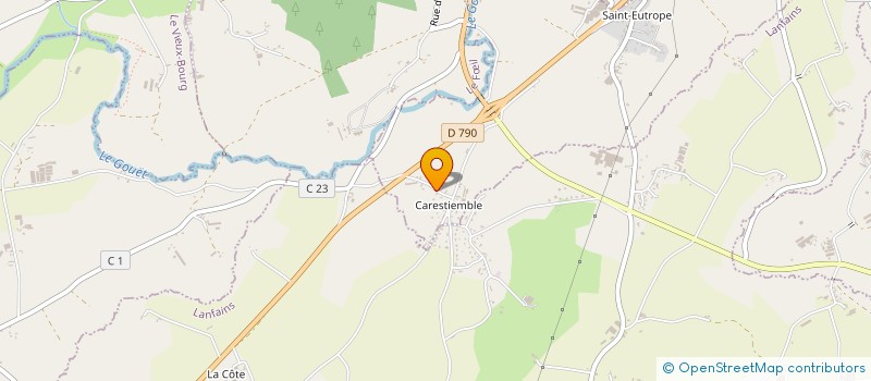 localisation de l'entreprise SCI LA MIE DE PAIN  SAINT-BRANDAN