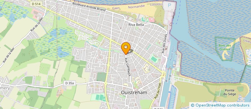 localisation de l'entreprise SCI LA MIFA  OUISTREHAM