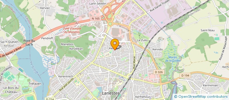 localisation de l'entreprise SCI LA MIFA  LANESTER