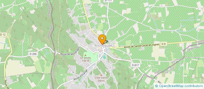 localisation de l'entreprise SCI LA MIGNARDISE  SUZE-LA-ROUSSE