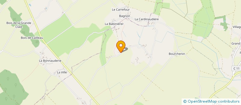 localisation de l'entreprise SCI LA MIGNONNIERE  LEZAY