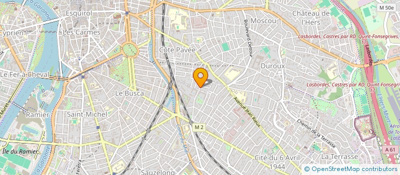 localisation de l'entreprise SCI LA MILADY à TOULOUSE