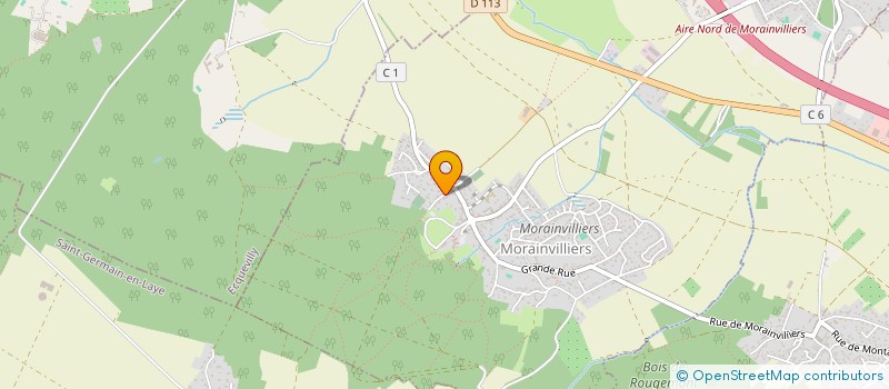 localisation de l'entreprise SCI LA MILLANDIERE  MORAINVILLIERS