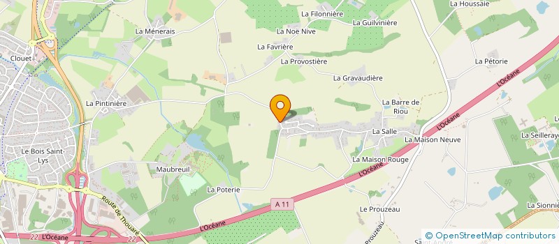 localisation de l'entreprise SCI LA MILLETIERE  CARQUEFOU