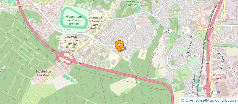 localisation de l'entreprise SCI LA MILONAIS à VANDŒUVRE-LES-NANCY
