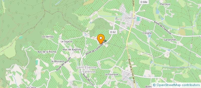 localisation de l'entreprise SCI LA MINAUDIERE  SAINT-ETIENNE-LA-VARENNE