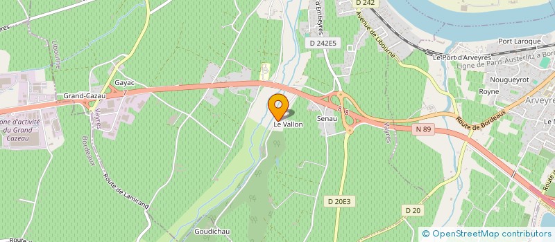 localisation de l'entreprise SCI LA MINAUTERIE  VAYRES