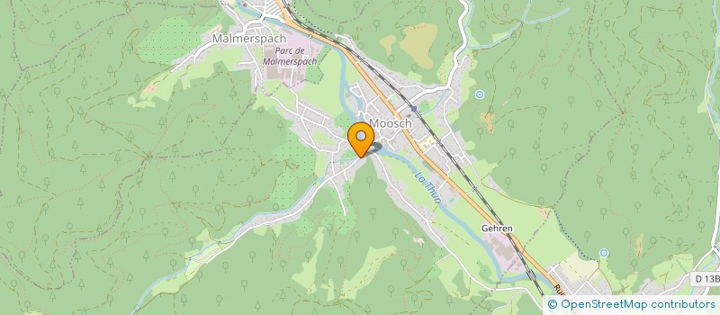 localisation de l'entreprise SCI LA MINE  MOOSCH