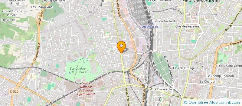 localisation de l'entreprise SCI LA MINE à ORLEANS