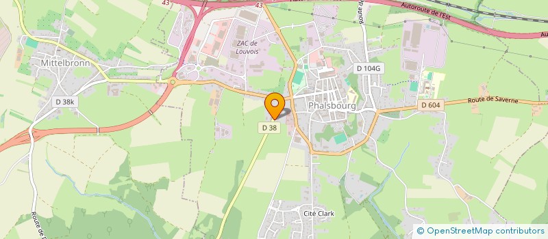 localisation de l'entreprise SCI LA MINKA  PHALSBOURG