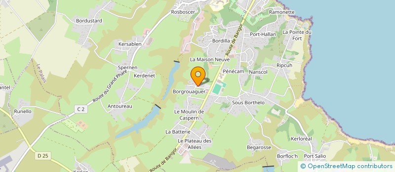 localisation de l'entreprise SCI LA MINOTERIE  LE PALAIS