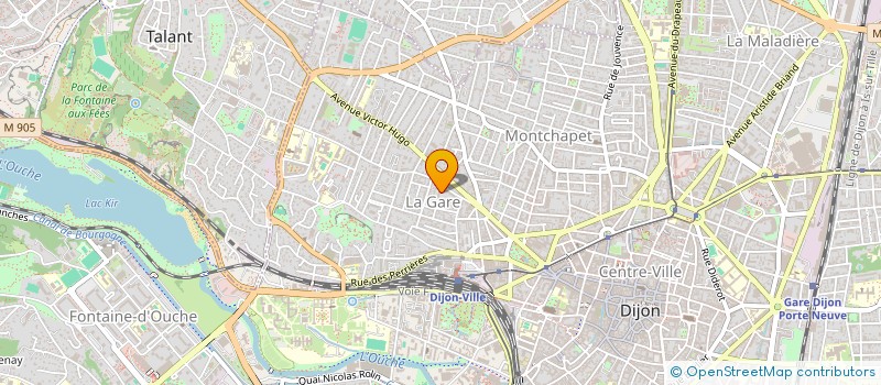 localisation de l'entreprise SCI LA MINOTIERE à DIJON
