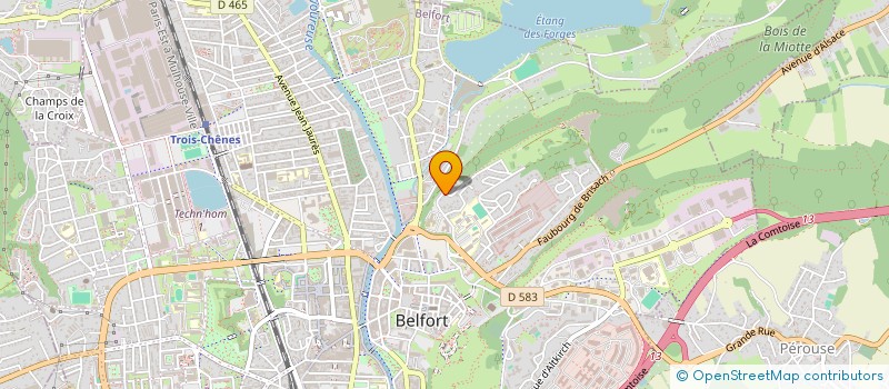 localisation de l'entreprise SCI LA MIOTTE à BELFORT