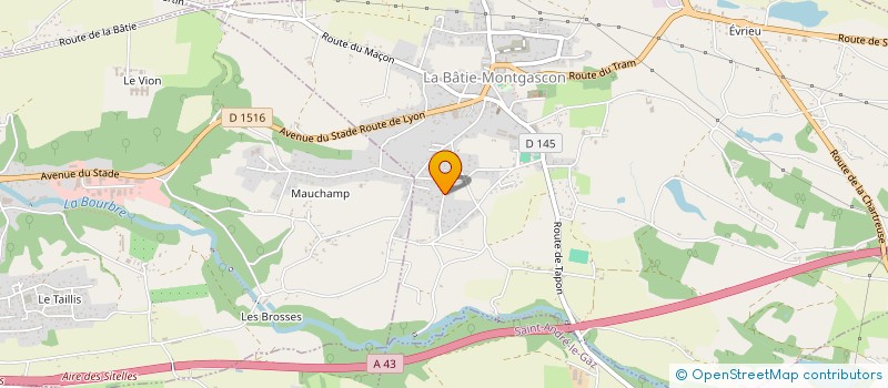 localisation de l'entreprise SCI LA MIOTTE  LA BATIE-MONTGASCON