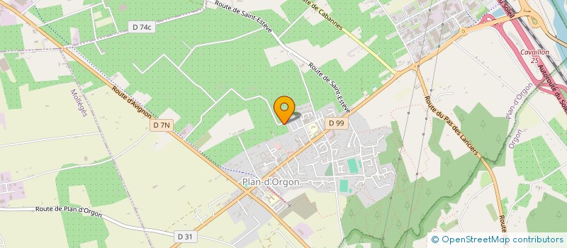 localisation de l'entreprise SCI LA MIOUGRANO à PLAN-D'ORGON